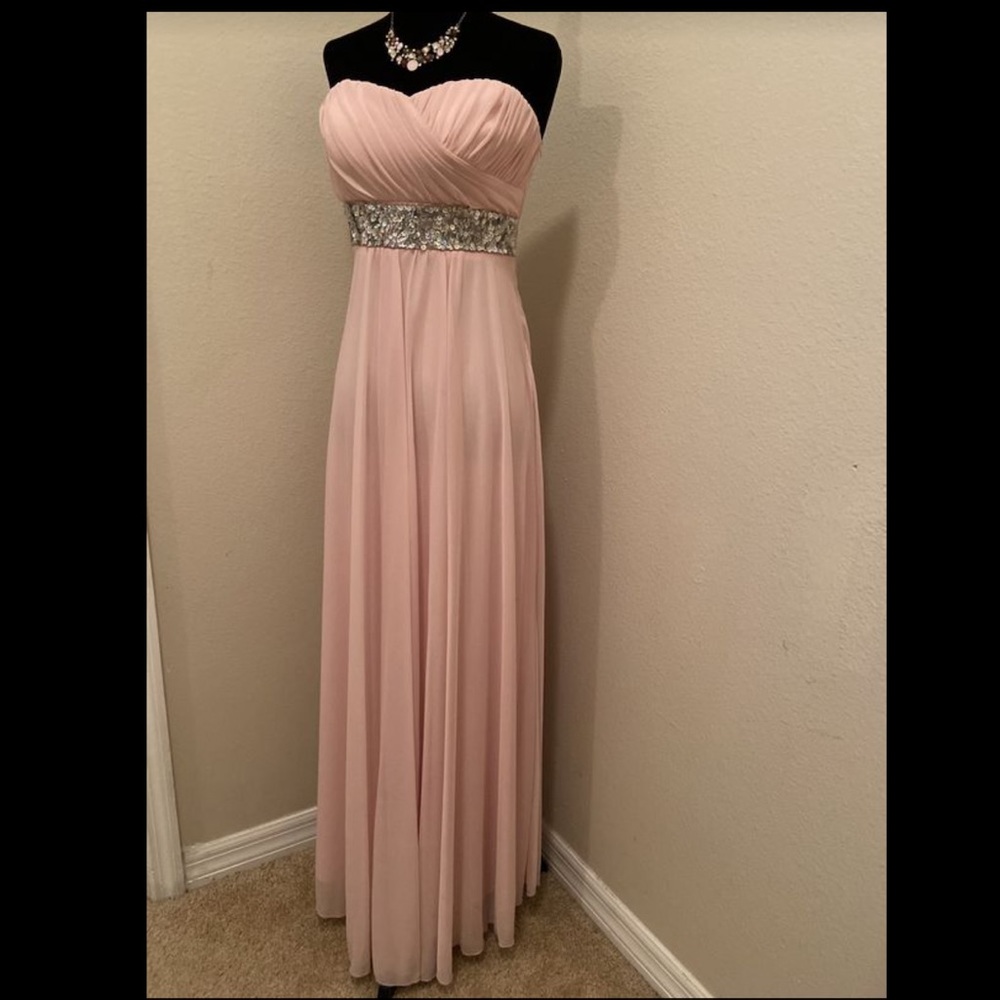 Strapless Pink Gown